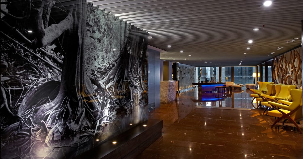 G Tower Reception Area